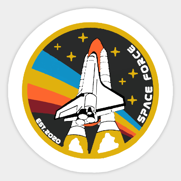 Space Force T shirt Sticker by psanchez